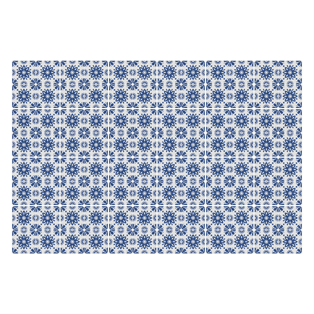 Öntapadós csempe matrica Virágmotívumok hálóban