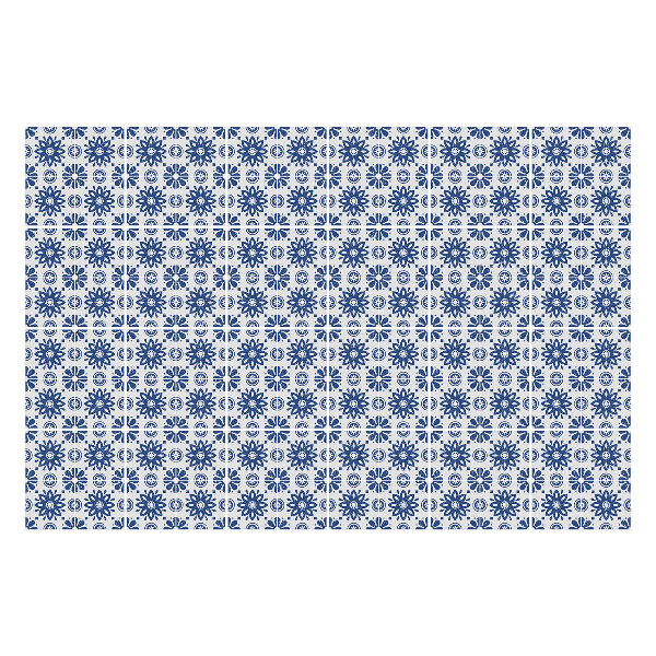 Öntapadós csempe matrica Virágmotívumok hálóban