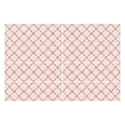 Csempe matrica Retro vintage minta