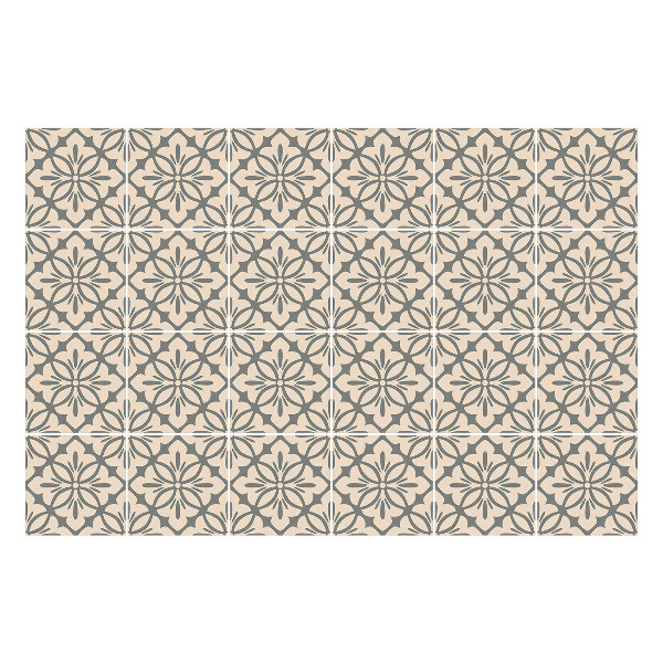 Csempe matrica Virágdíszek hálóban