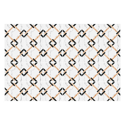 Csempe matrica Geometriai rombuszok egy rácsban