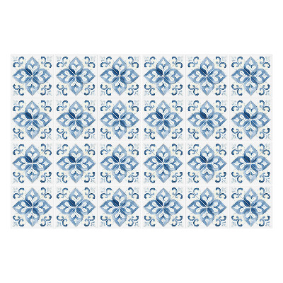 Öntapadós csempe matrica Csempe virágdíszek