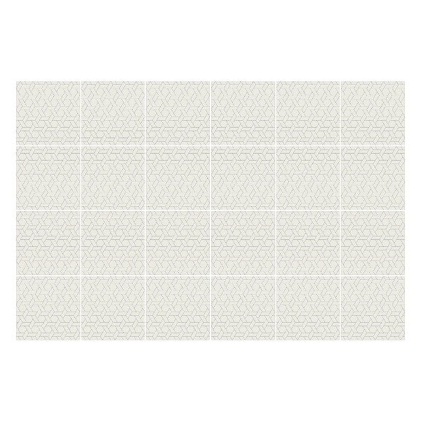 Csempe matrica Csavart hatszögek