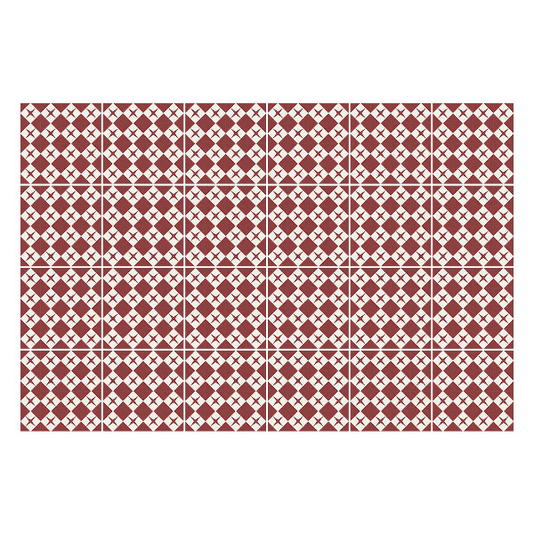 Öntapadós csempe matrica Geometriai ábrák egy rácsban