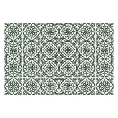 Csempe matrica Virág díszek