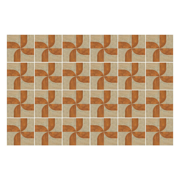 Öntapadós csempe matrica Geometria ívekkel