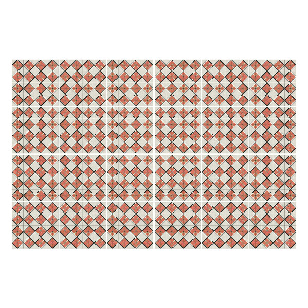 Csempe matrica Térbeli rombuszok és négyzetek