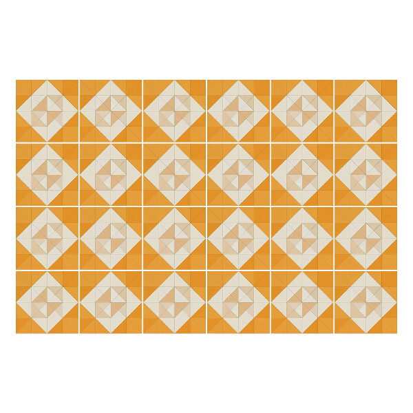 Öntapadós csempe matrica Gyémánt rombusz elrendezések