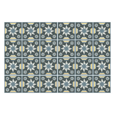 Öntapadós csempe matrica Geometriai csillagok és vonalak