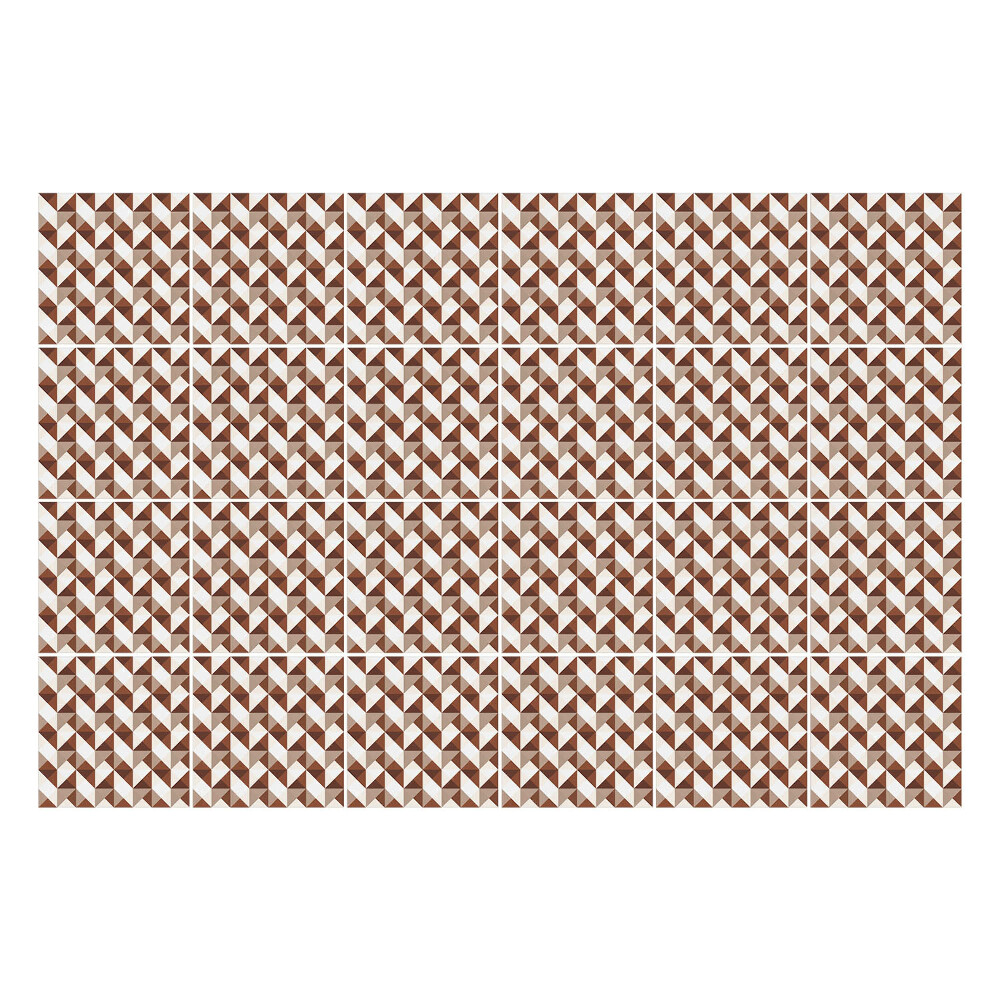 Öntapadós csempe matrica Háromszög geometria