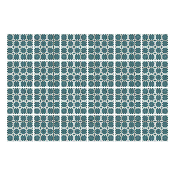 Csempe matrica Virágos motívum hálóban