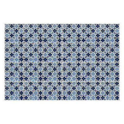 Öntapadós csempe matrica Virágmotívumok hálóban