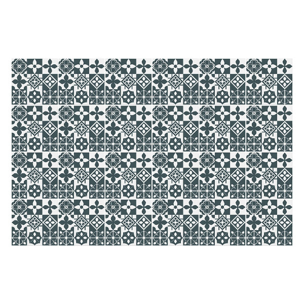 Csempe matrica Geometrikus virágmotívumok