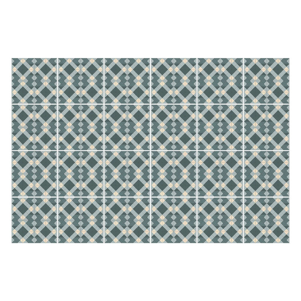 Csempe matrica Geometriai ábrák egy rácsban