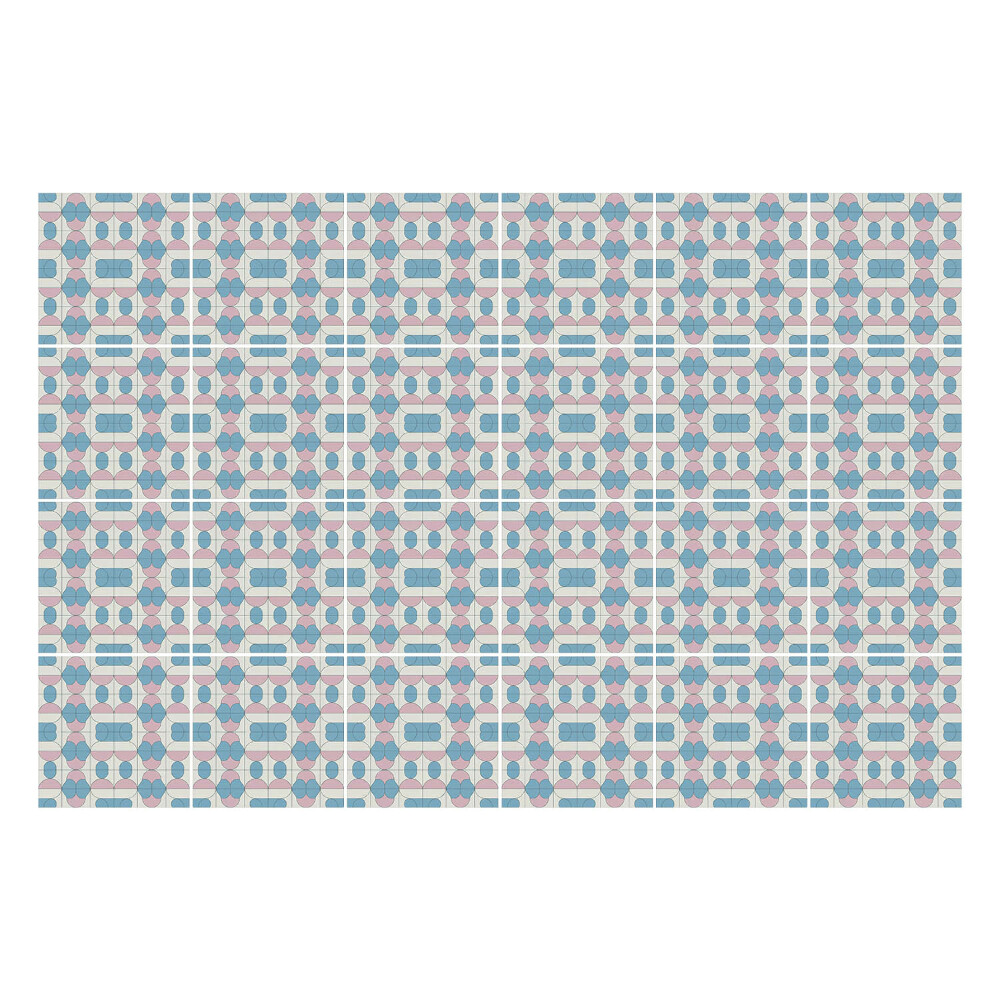 Csempe matrica Geometriai formák az elrendezésben