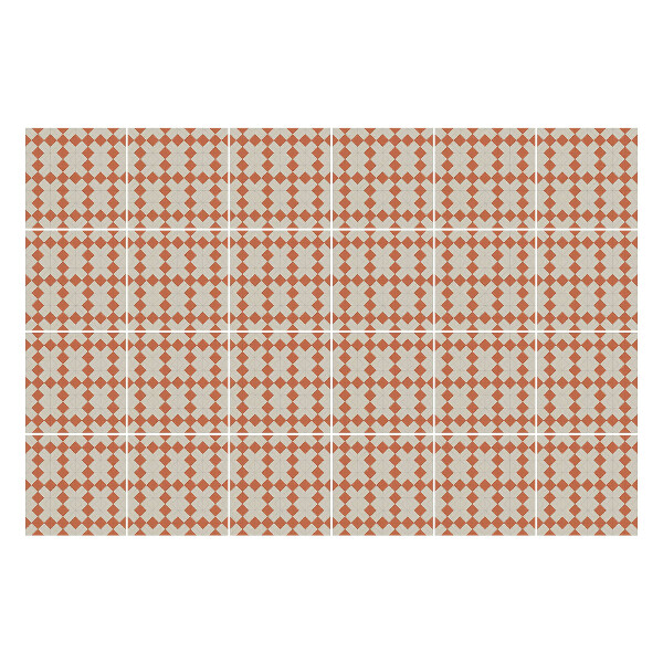 Csempe matrica Geometriai rombuszok egy rácsban