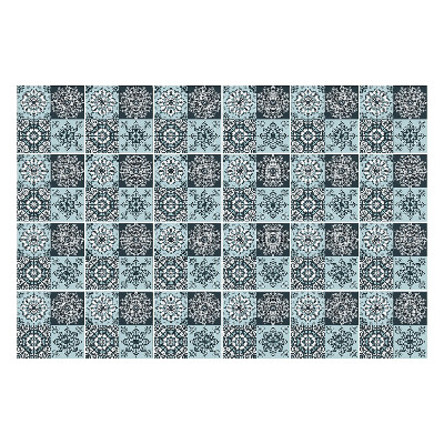 Öntapadós csempe matrica Virág díszek