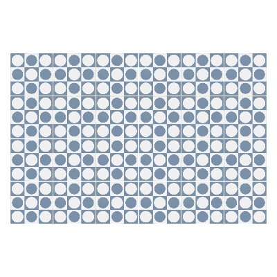 Csempe matrica Kockás körök