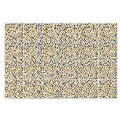 Öntapadós csempe matrica Zúzott színes kövek