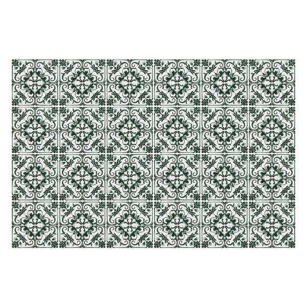 Csempe matrica Növényi motívumok csempékben