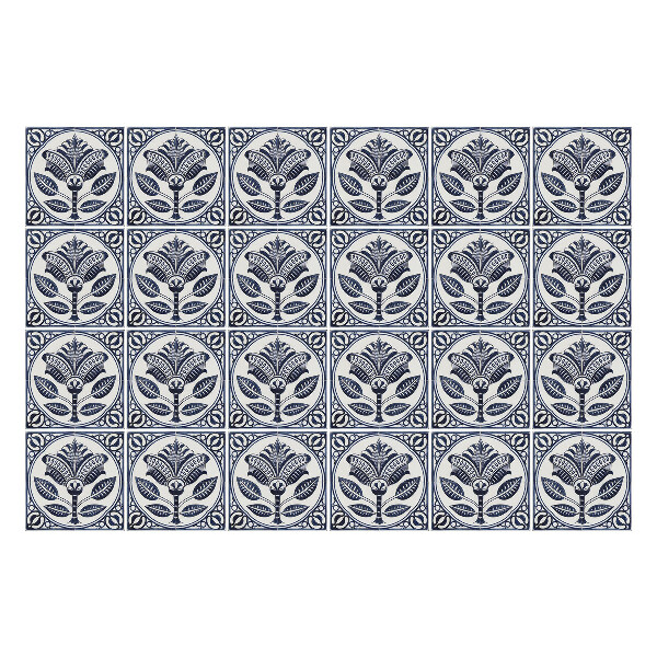 Csempe matrica Virágok csempében