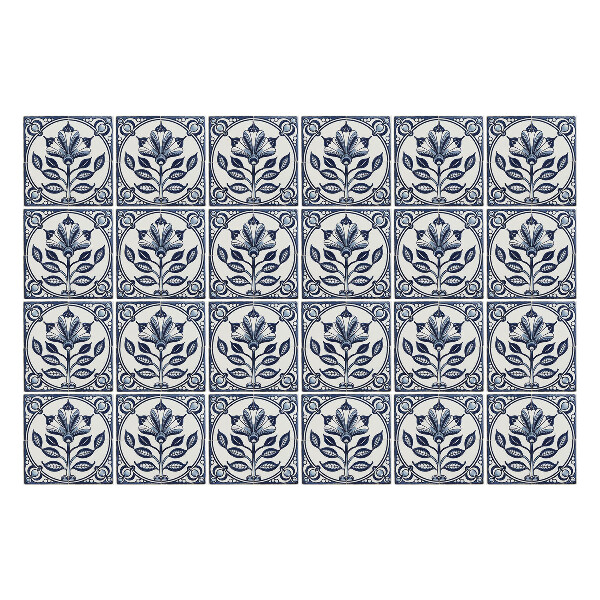 Csempe matrica Virág csempe