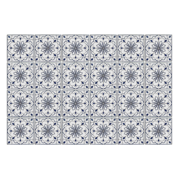 Csempe matrica Virágos motívumok