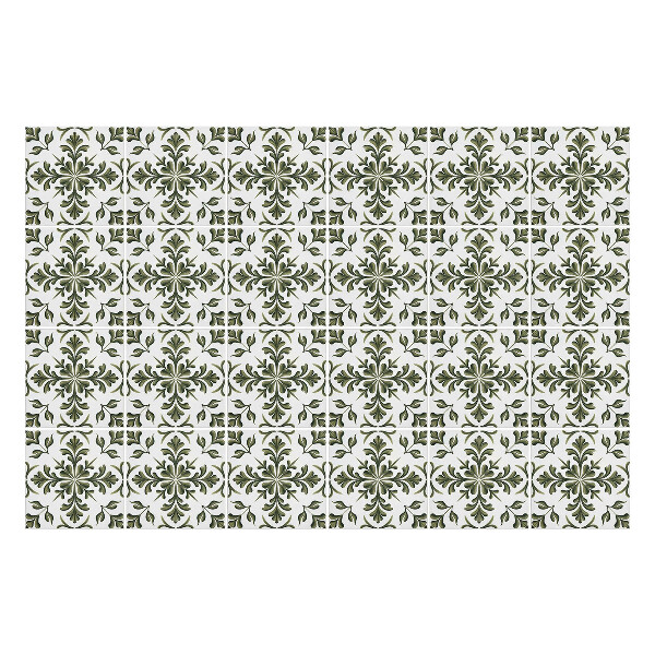 Csempe matrica Virág és levél motívum