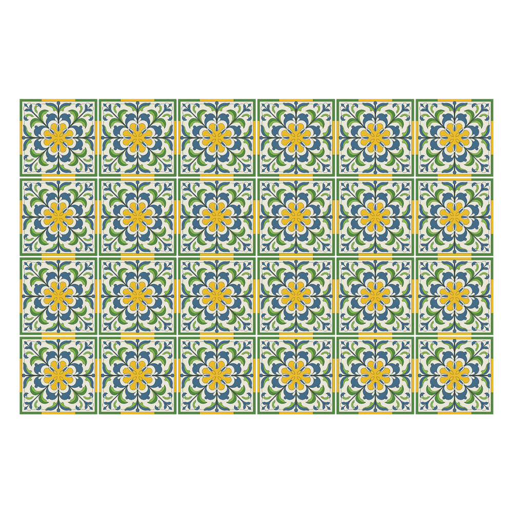 Öntapadós csempe matrica Egzotikus csempe