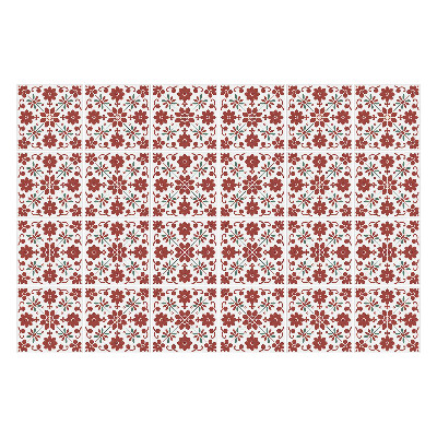 Csempe matrica Folklór - virágok és levelek