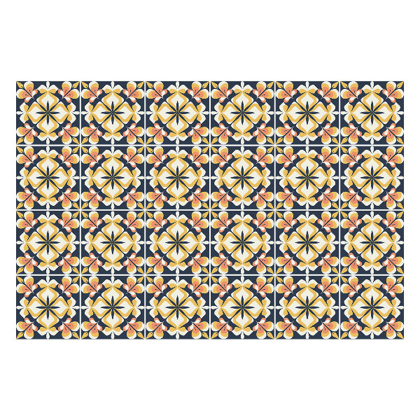 Öntapadós csempe matrica díszítő motívum rácsban