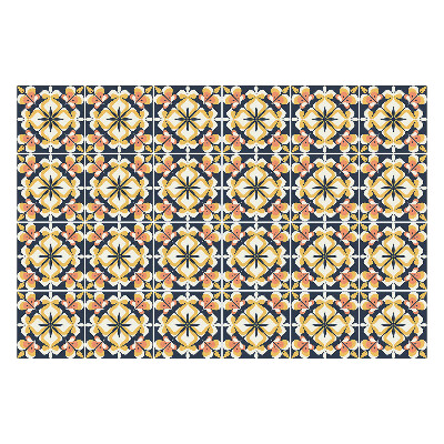 Öntapadós csempe matrica díszítő motívum rácsban