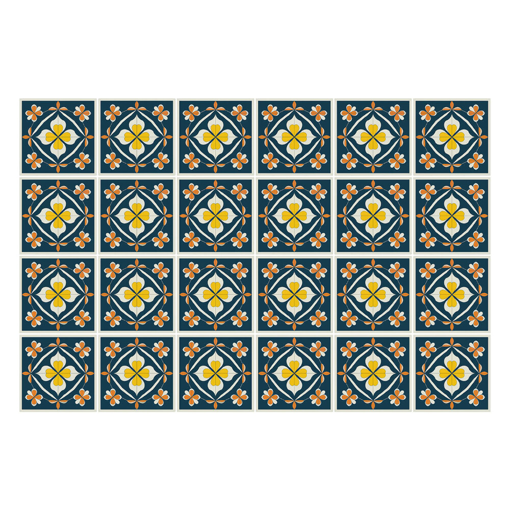 Csempe matrica Kifejező csempe