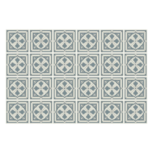 Öntapadós csempe matrica Geometriai díszek négyzetekben