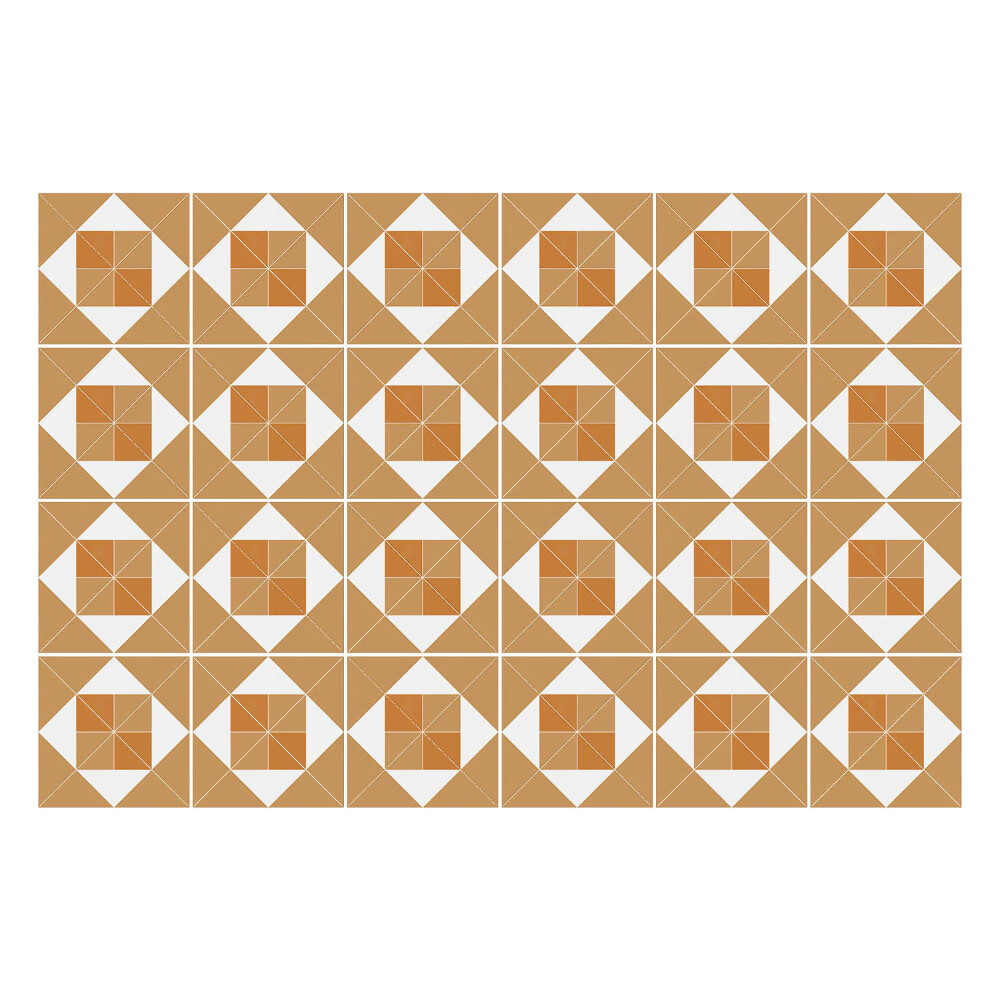 Csempe matrica Négyzetek és rombuszok geometriája