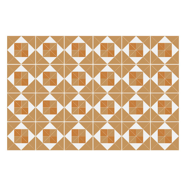Csempe matrica Négyzetek és rombuszok geometriája