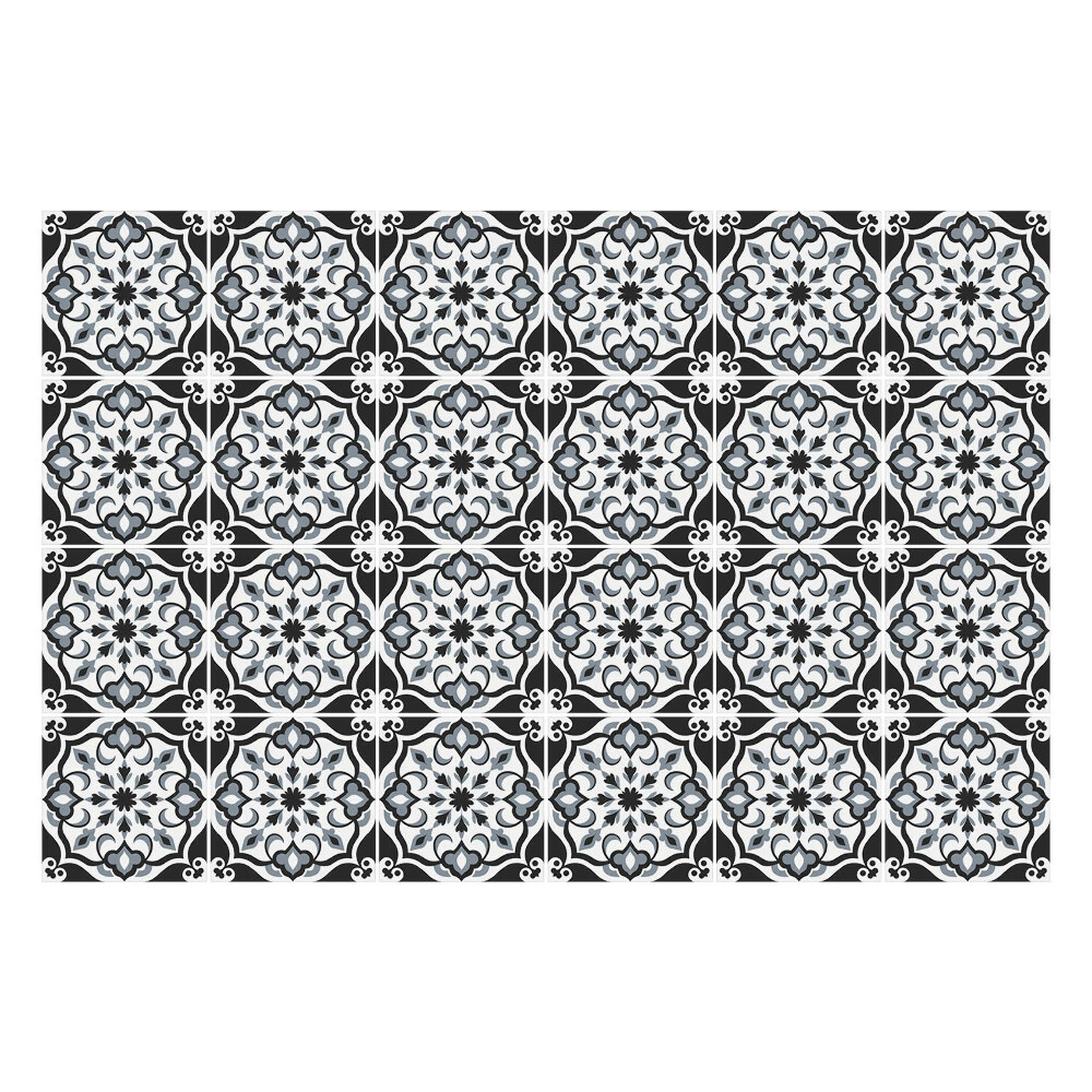 Csempe matrica Elegánsan díszített csempe