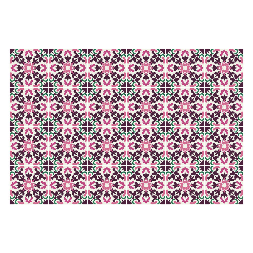 Öntapadós csempe matrica Élénk színű minták