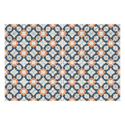 Csempe matrica Virágmotívumok hálóban