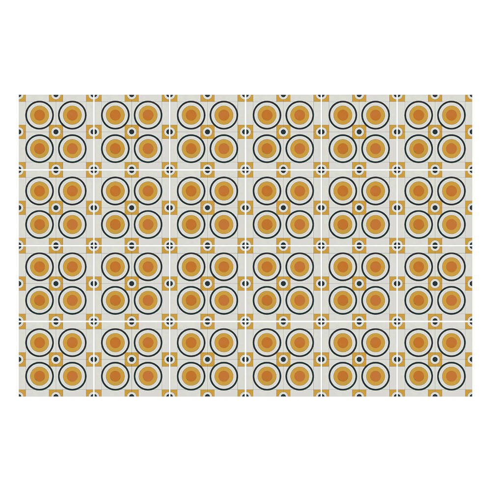 Csempe matrica Kerek motívumok