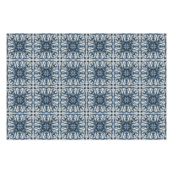 Csempe matrica Díszített csempe