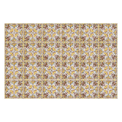 Csempe matrica Virágos motívumok