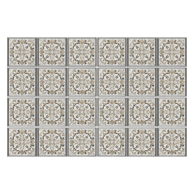 Csempe matrica Elegáns virágos csempe