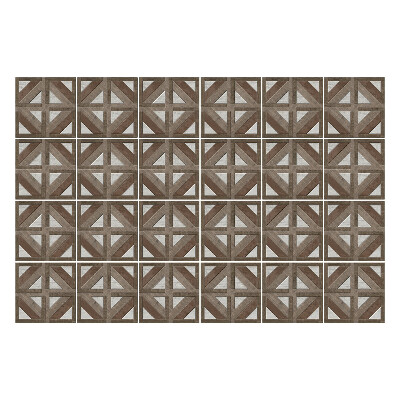 Öntapadós csempe matrica A deszkák keresztezésének motívuma