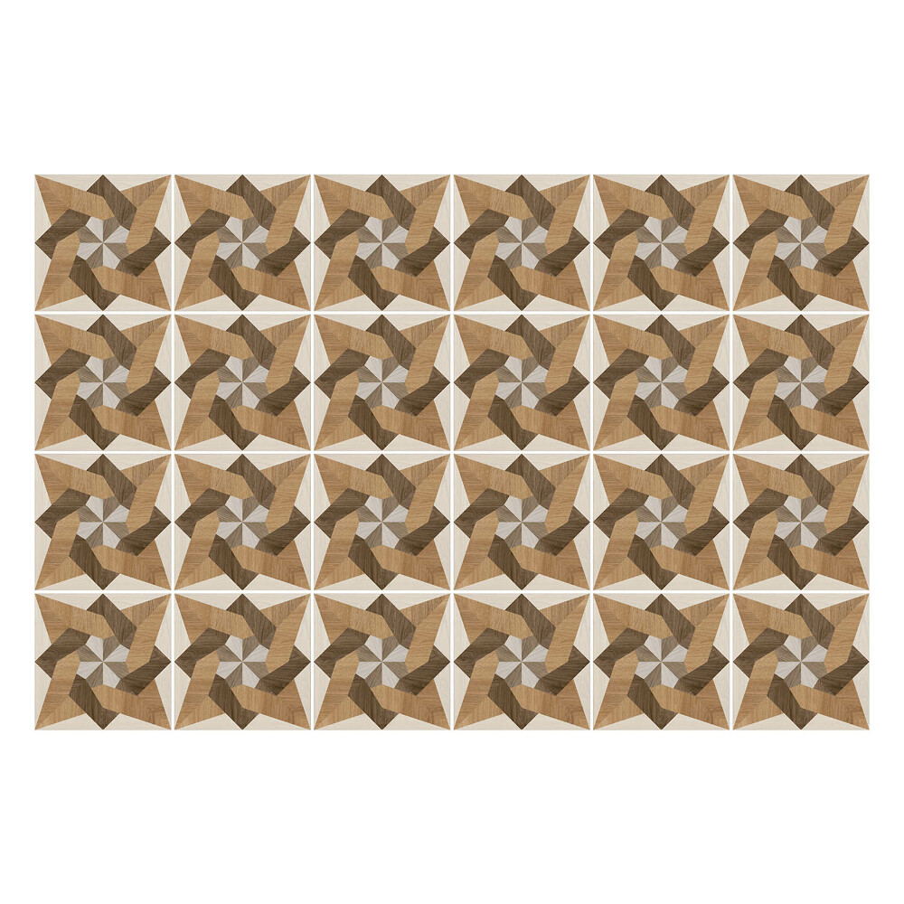 Öntapadós csempe matrica Fából készült csillagok