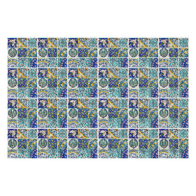 Öntapadós csempe matrica Mozaik díszekkel