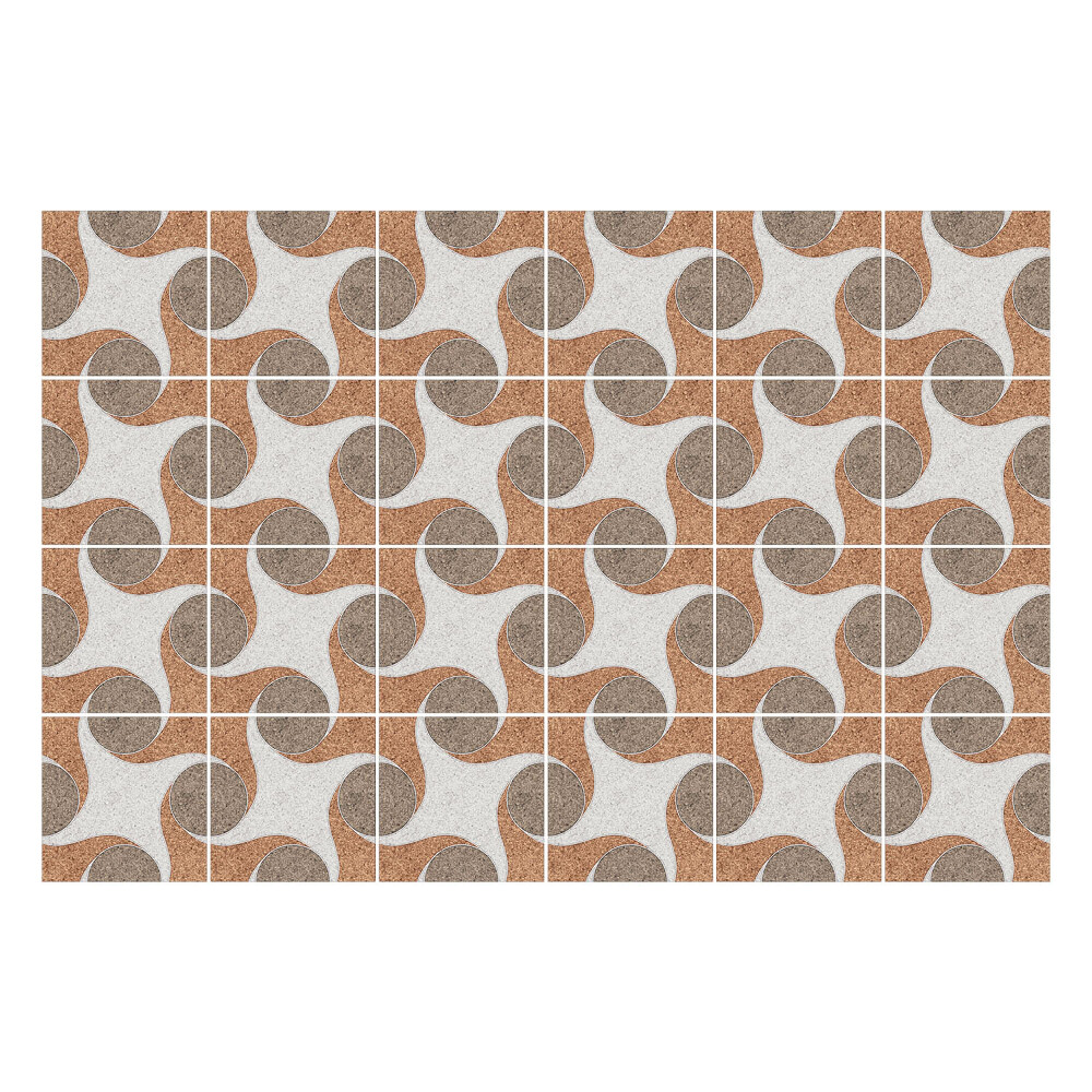 Csempe matrica Dinamikus körök és ellipszisek