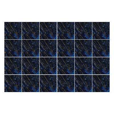 Öntapadós csempe matrica Sötét kobalt márvány