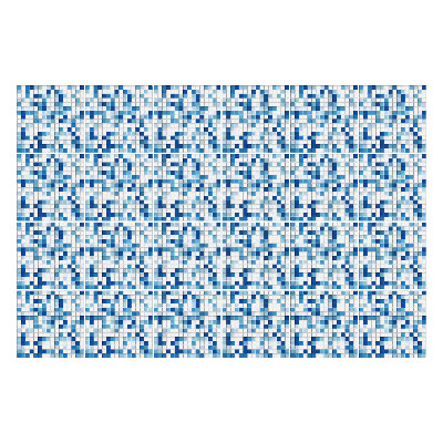 Öntapadós csempe matrica Kék kis mozaik