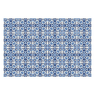 Öntapadós csempe matrica Virág díszek